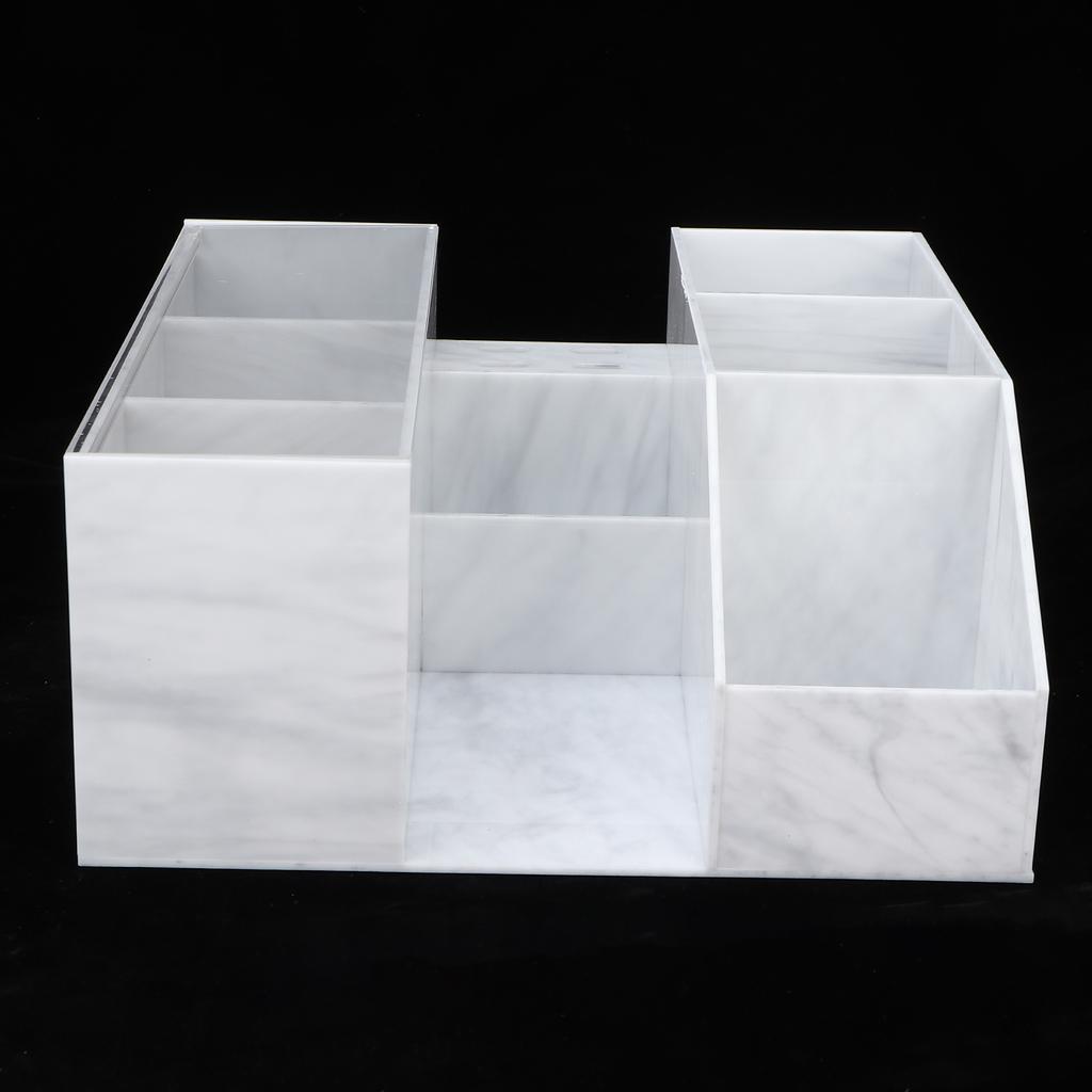 Eyelash Grafting Tool Storage Box Nail Art Tattoo Tool Storage Case Organizer for Salon (White)