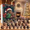 Christmas Ape Advent Calendar With Acrylic Decor And 24 Pieces For Holiday Festivities