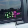 Glossy Finish SAD Stay Another Day Self Adhesive Reminder Stickers Car Decals  Vehicle Accessories