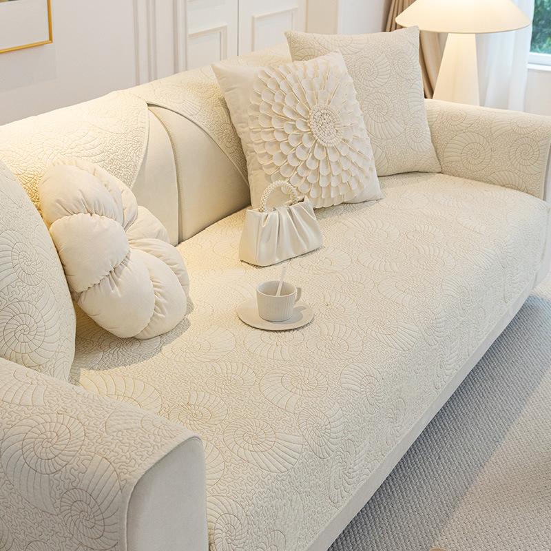 Pure Cotton Sofa Cushion Four Seasons Universal Sofa Cover Non-Slip Fabric Sofa Cushion Towel Simple Modern Sofa Cover Cloth