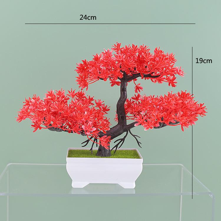 Plumosus Apargus Baker Plastic Faux Bonsai For Indoor Decoration Tabletop