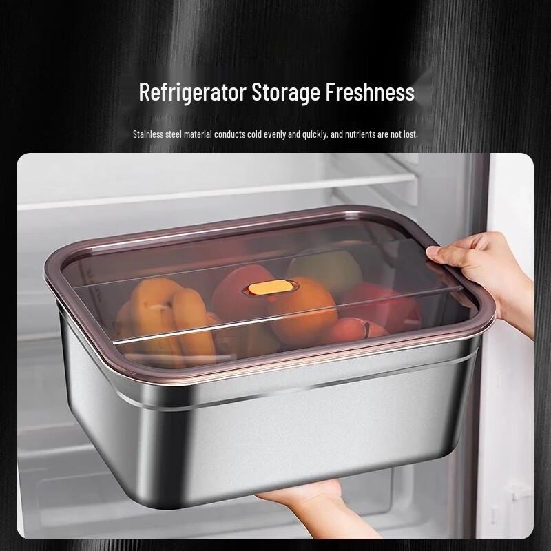 Yuzhou 316 Stainless Steel Large Capacity Food Storage Box