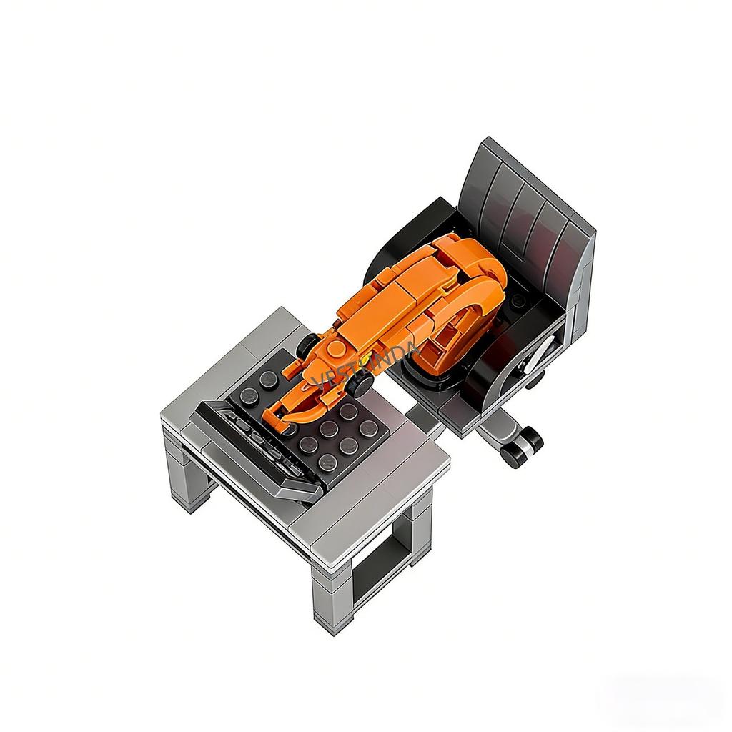 MOC Klocki Model Krewetki Dekoracja Puzzle Montaż Kreatywna Zabawka-Żart Zestaw Ruchome Ozdoby Roboty Nowy Rok Urodziny Prezent