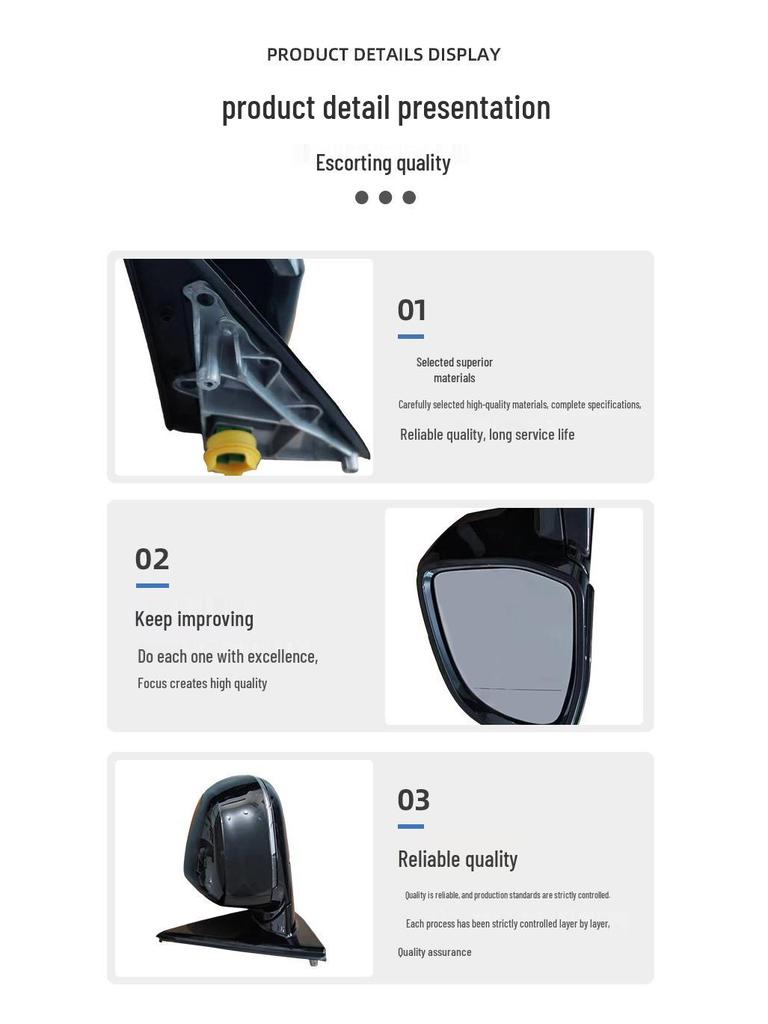 BMW X5 F15 Rearview Mirror Shell with Reflector and Light (2013-2018)