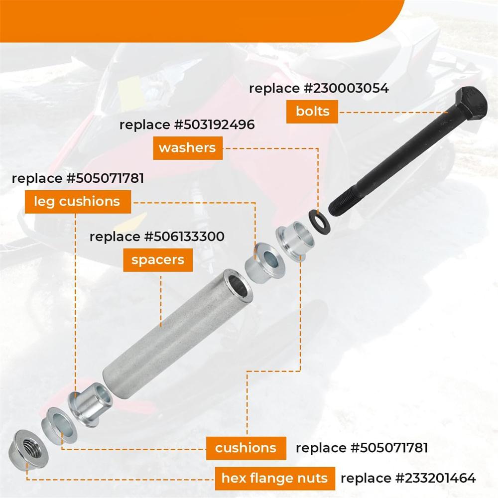 Front End Ski Leg Repair Kit for Ski-Doo Snowmobile