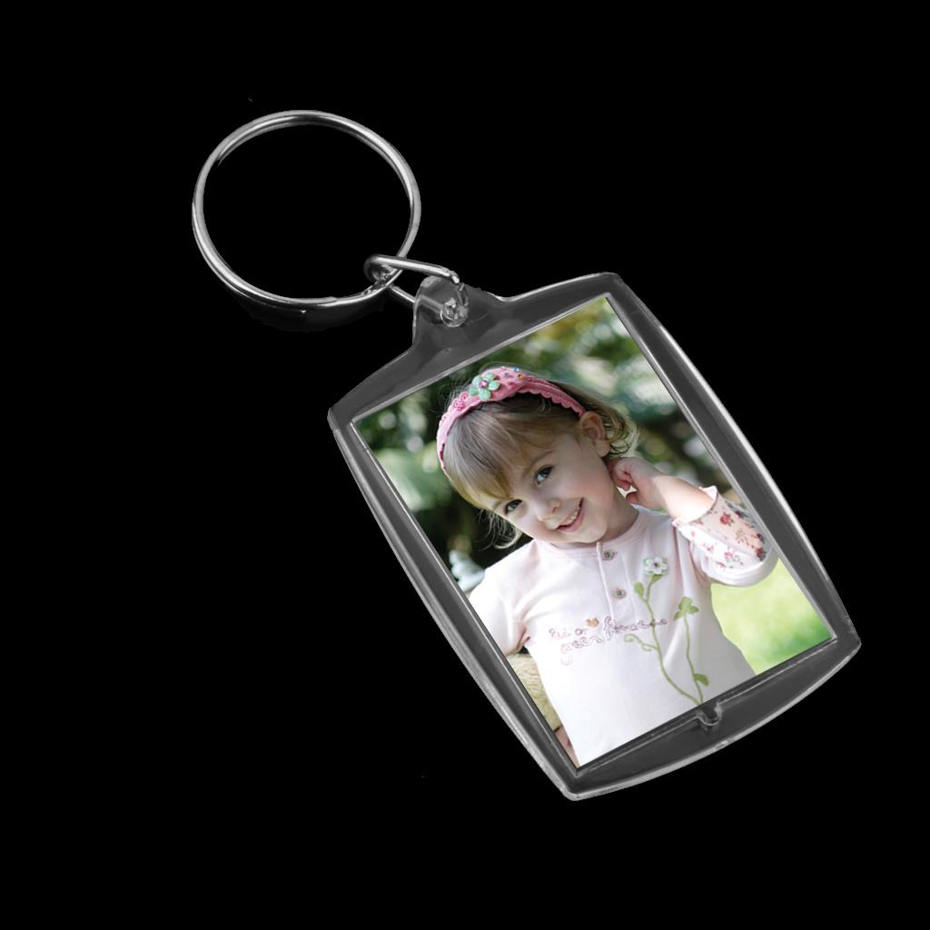 10 Acrylic Photo Holder Keyring Keychain