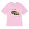 2025 Summer Fashion Tate McRae Sports Car Lyrics Graphic T Shirts Unisex Oversized Short Sleeve T-shirt  Cotton Round Neck Tops