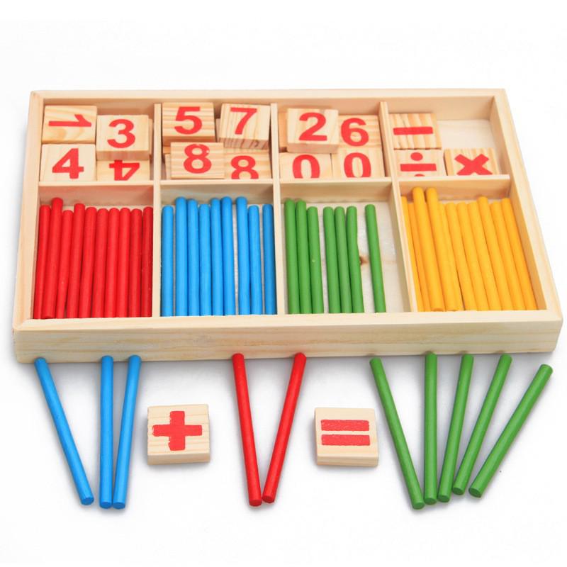 

Montessori Kindergarten Math Counting Rods – Educational Number Sticks for Kids