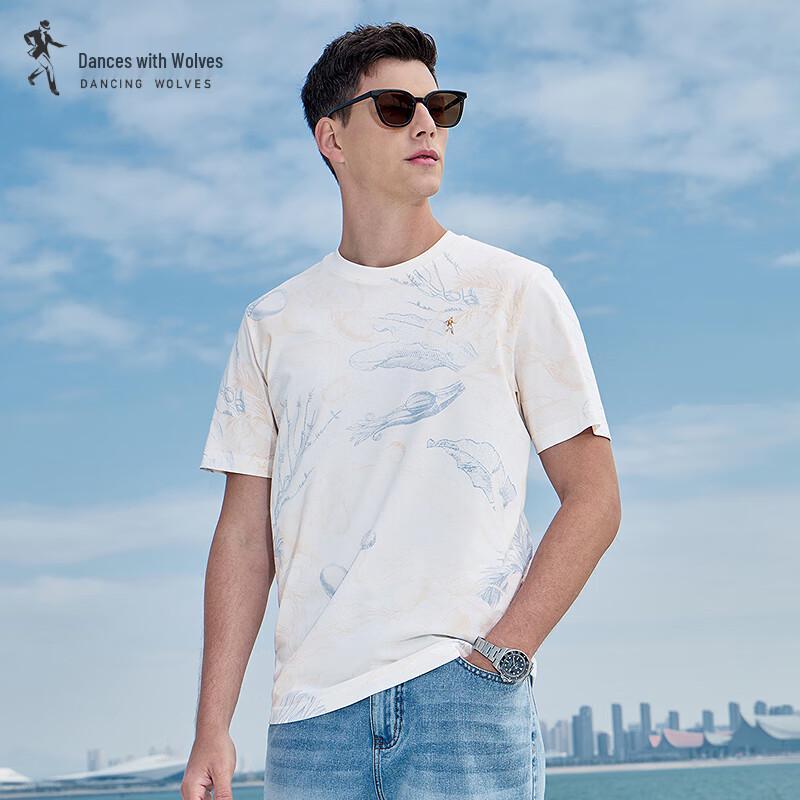 

Dancing with Wolves Men s 7A Antibacterial All-Over Print T-Shirt 50