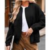 2025 Herbst Winter Mode Knopf Strukturierte Langarm Strickmantel Jacke für Damen - Europäisch Amerikanisch Heißer Verkauf