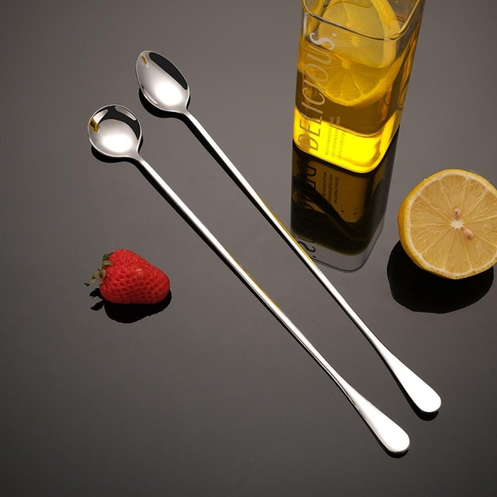 30cm Long Spoon Extended Tip Tea Stirring Spoon New Cocktail Mixing Utensil  Cold Drinks