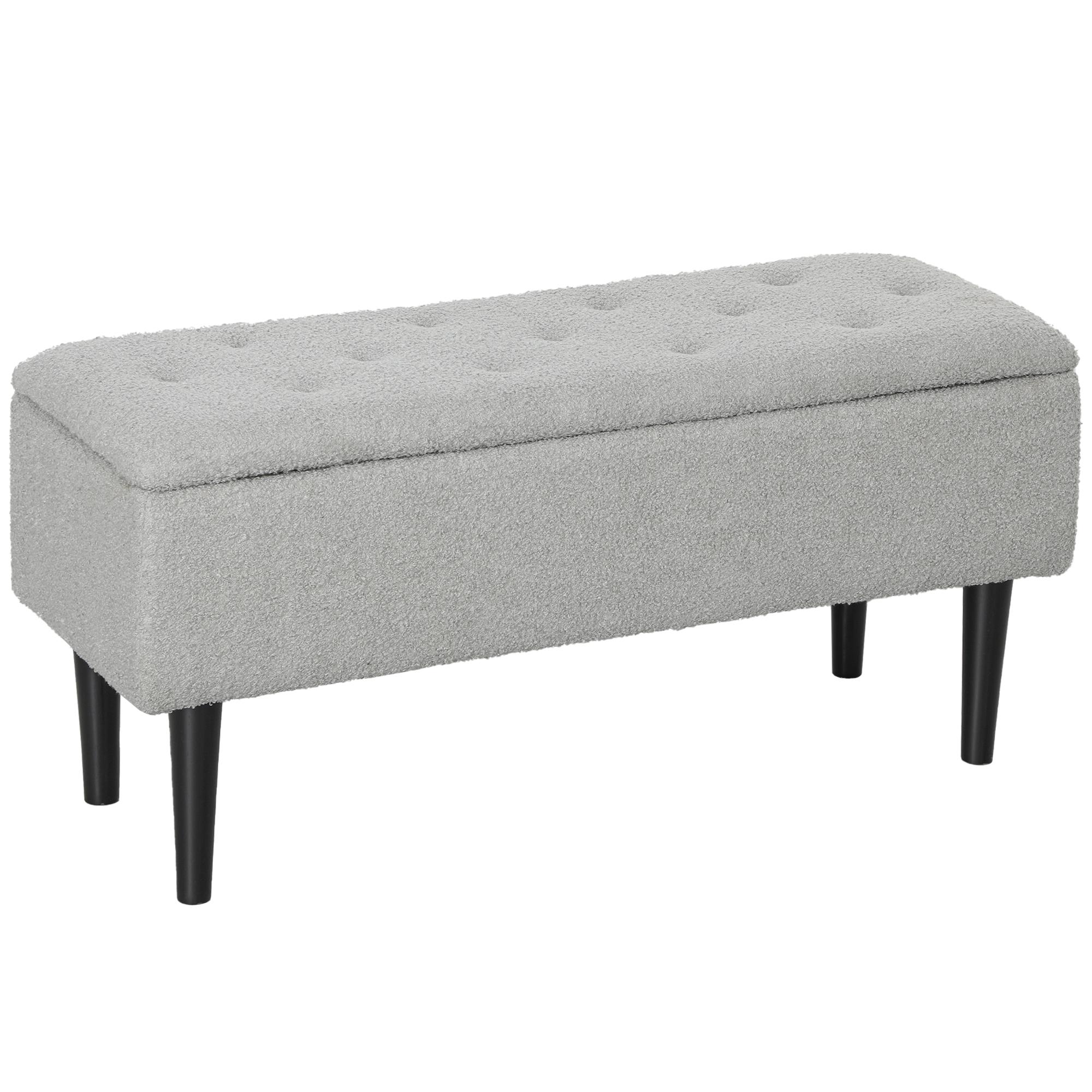 Storage ottoman, bench with storage space