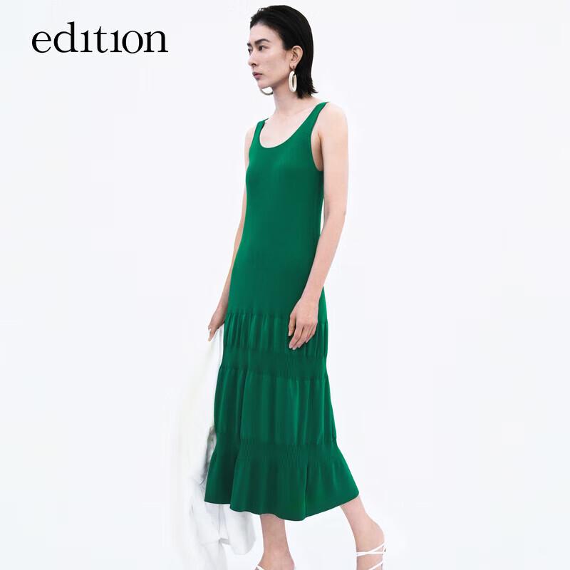 

Edition Women s Summer Knit A-Line Midi Dress M