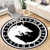 1pc Wolf Office Round Area Rug, Under Office Chairs Bedroom Living Room Home Decor, Room Deco, Available in Various Sizes