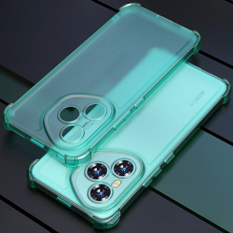 For Honor400 Case Candy Color Shockproof Transparent Matte Silicone Case For Honor 400Lite 300 200 100 90 Pro Gobal Soft Cover
