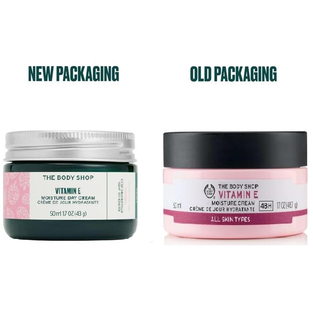 The Body Shop Vitamin E Moisture Cream 50 Ml Hydrating Skincare For All Skin Types Vegan Daily Use