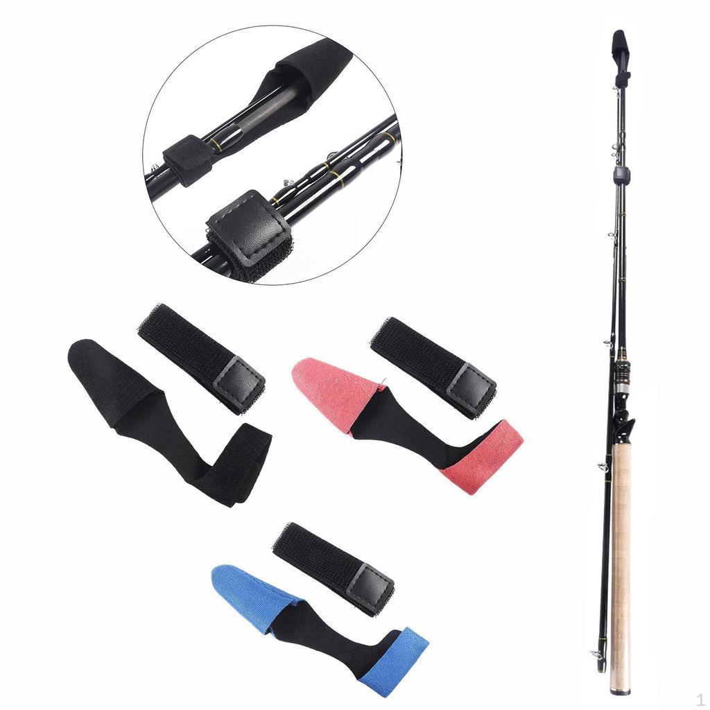 Elastic Fishing Rod Tip Cover and Tie Guard Suspender Accessories