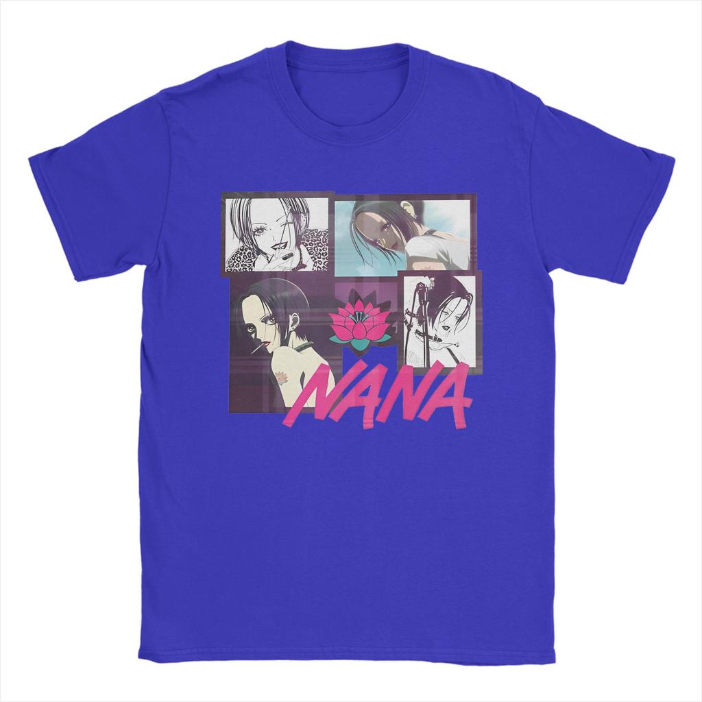 Nana Fitted Scoop T-Shirts Men Women Osaki Anime Kawaii Cartoon Vintage Cotton Tee Shirt Short Sleeve T Shirts Original Tops