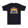 Spitters Are Quitters Raunchy Inappropriate Edgy Rainbow Adult Unisexs Tshirt