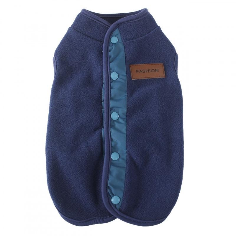 

Dog Cardigan: Sleeveless Lightweight Plush Jacket for Winter XS