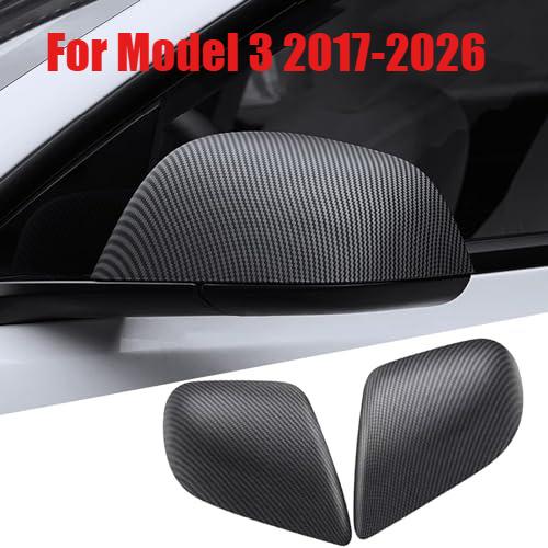 Xiaomi Rearview Mirror Decorative Shell For Tesla Model 3 Y Juniper Car Rearview Mirror Cover Bright/Matte Appearance Car Accessories