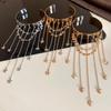 Fashion Arm Chain Exquisite Upper Arm Cuff Jewelry Accessories Fringe Open Bangles  Goth Girl