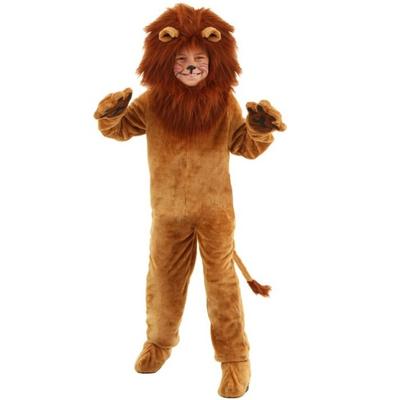 Costume Lion du Magicien d'Oz Costume Animal Court en Peluche Costume de Fête Adulte Enfants Costume Cosplay Lion