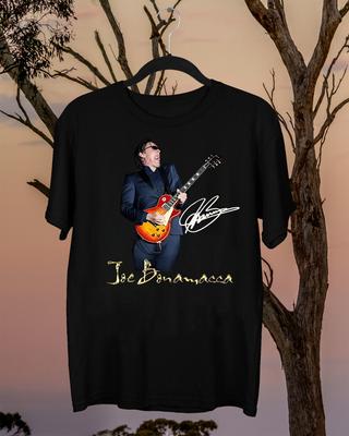 Joe Bonamassa TEE Signature T Shirt Black Size S-5XL BSS19 Unisex T-Shirt