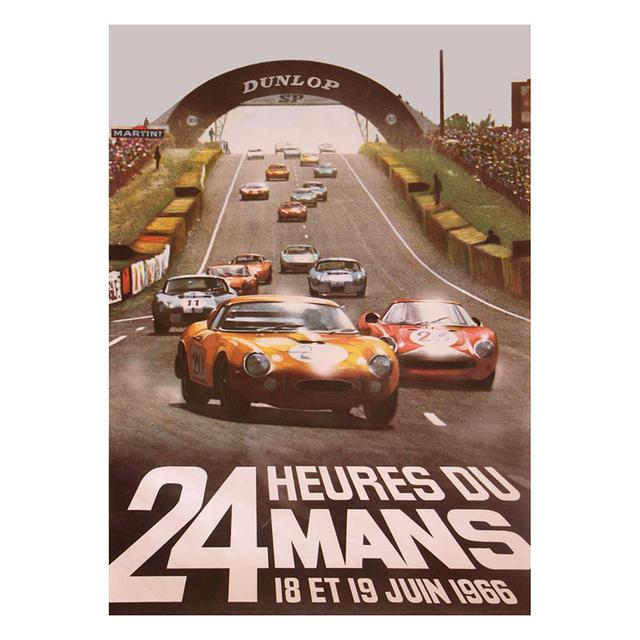 24 HEURES DU MANS Posters and Prints Vintage Racing Canvas Paintings Wall Art Picture for Living Room Home Decoration No Frame