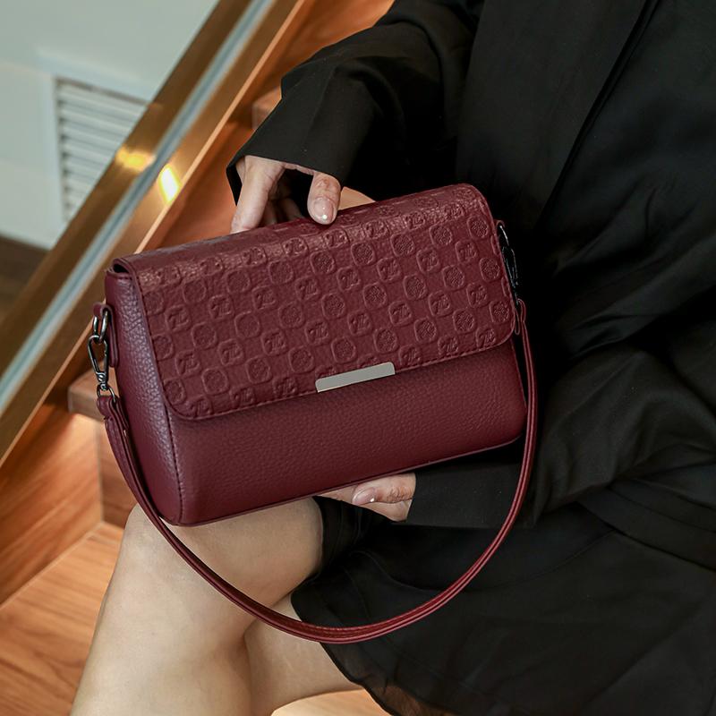 Women's Bag PU Middle-aged Mother Bag Shoulder Bag Crossbody Bag