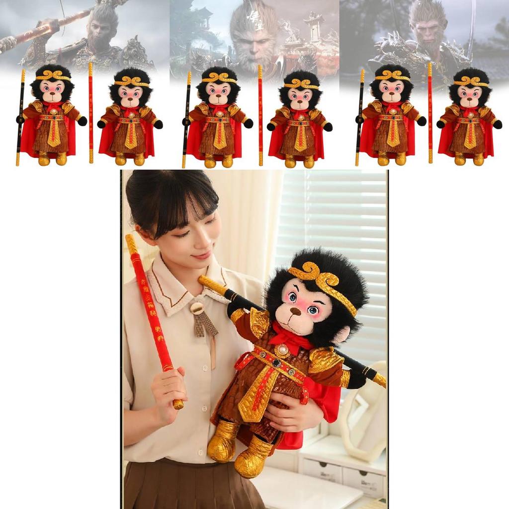 Adorable Black Myth Wukong Plush Doll Soft Toy Perfect Birthday Gift For Friends