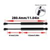 Rear Trunk Tailgate Lift Support Gas Struts For Ford Focus Without Spoiler 2Pcs