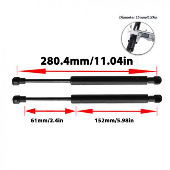 Rear Trunk Tailgate Lift Support Gas Struts For Ford Focus Without Spoiler 2Pcs