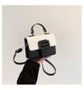 2024 Spring New Trendy Fashion Pu Shoulder Bag Street Style Crossbody Bag Women's Unique Design Chic Small Square Bag Black Blue Green Purple Orange
