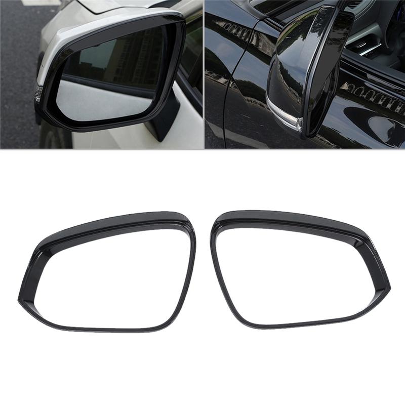 M63K-1 Pair Car Rearview Mirror Rain Rearview Mirror Parts For Toyota Corolla CROSS   Side Mirror Rain Brow Decoration C