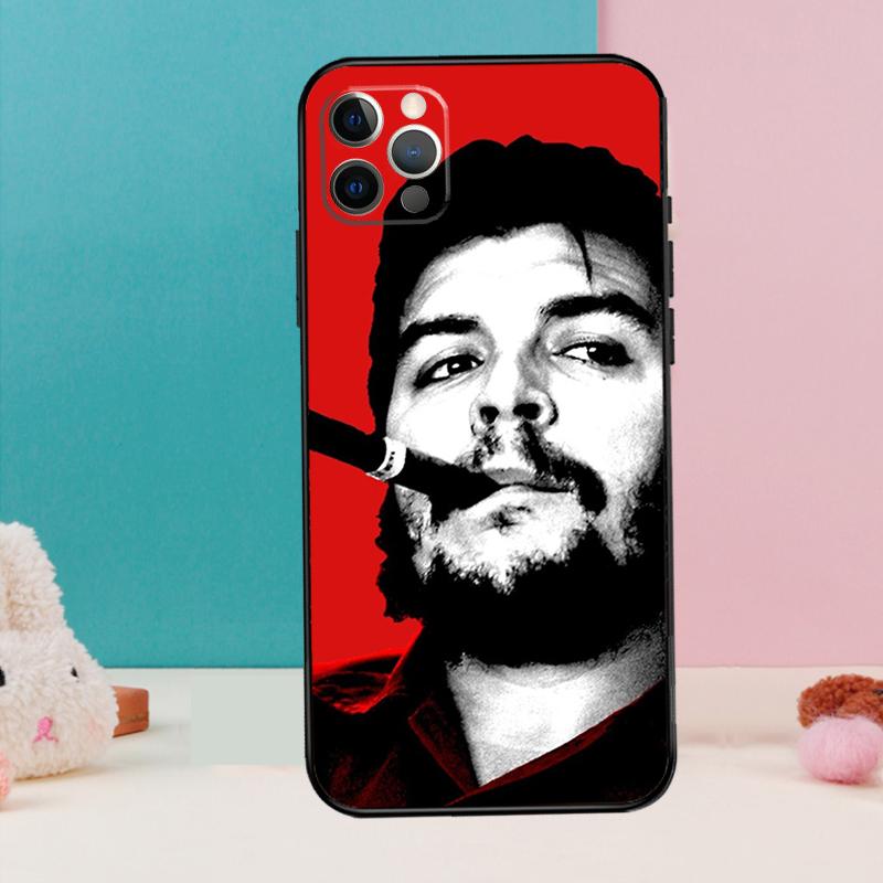 Che Guevara Cigarett Phone Case For iPhone 17 Air 16 15 13 12 11 14 Pro Max 12 13 Mini 15 16 Plus 16e Cover Coque