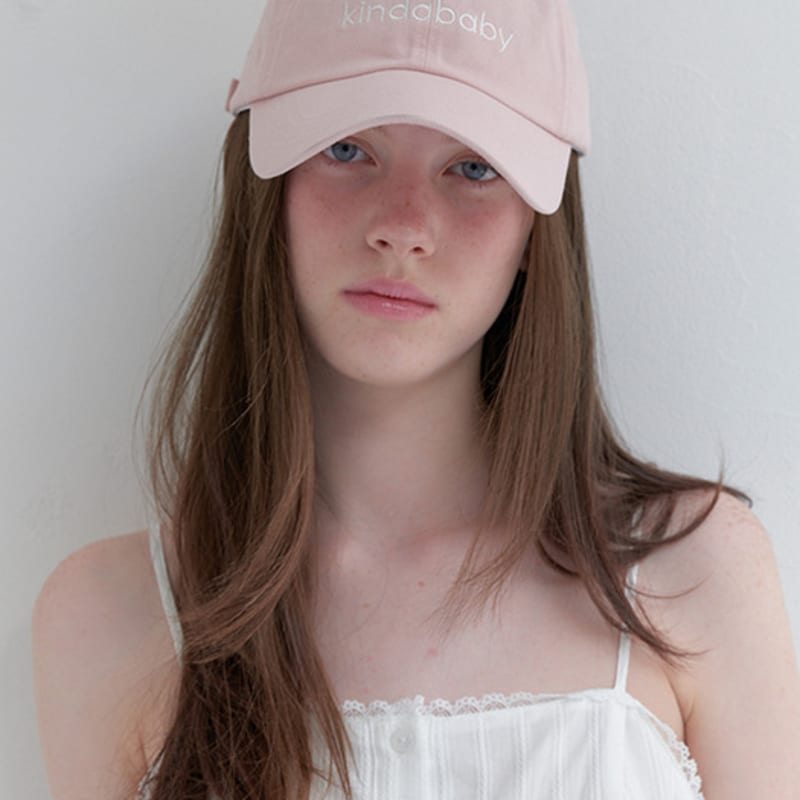 

KINDABABY kinda basic ball cap - baby pink indi pink