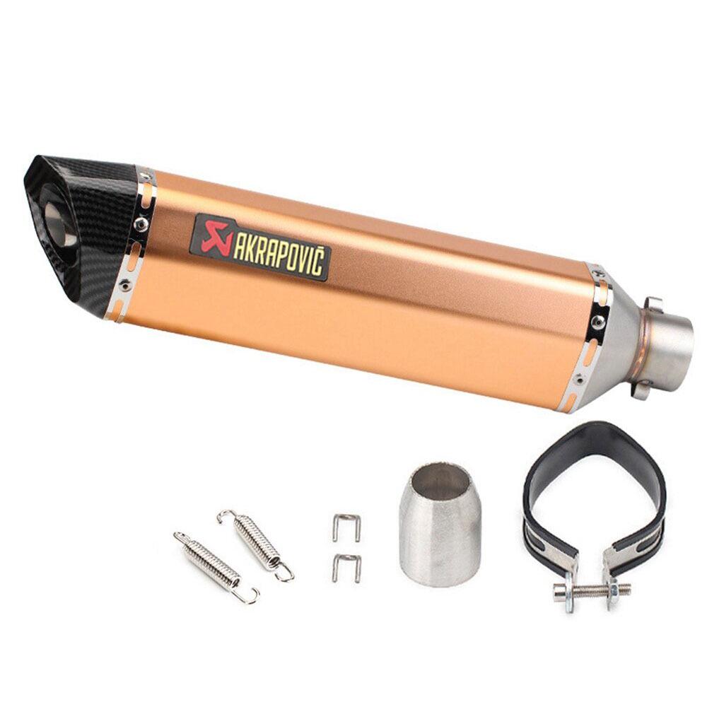 Modified Exhaust Pipe for Motorcycle/Scooter - Spring Breeze NINJA, Small Hexagonal/Round Tail Design