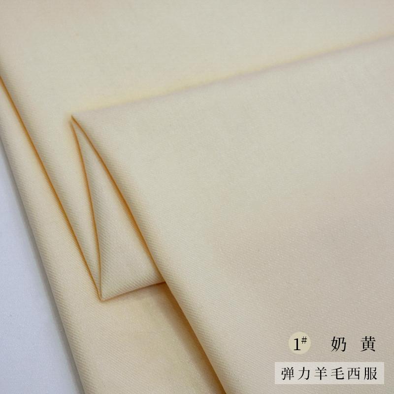 Woolen Thick Little Stretch Fabric DIY Sewing Suits Blazer Pants Autum Winter Worsted Elastic Wool Fabrics 420G/M Stoff