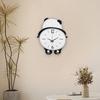 Adorable Panda Wall Clock for Home Decor Battery Operated