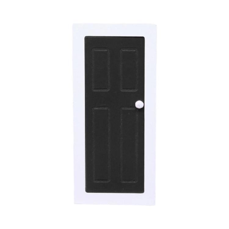 Vintage Barn Style Classical Door Bathroom For 1/12 Scale Dollhouses Bathroom DIY Scene Model Decoration
