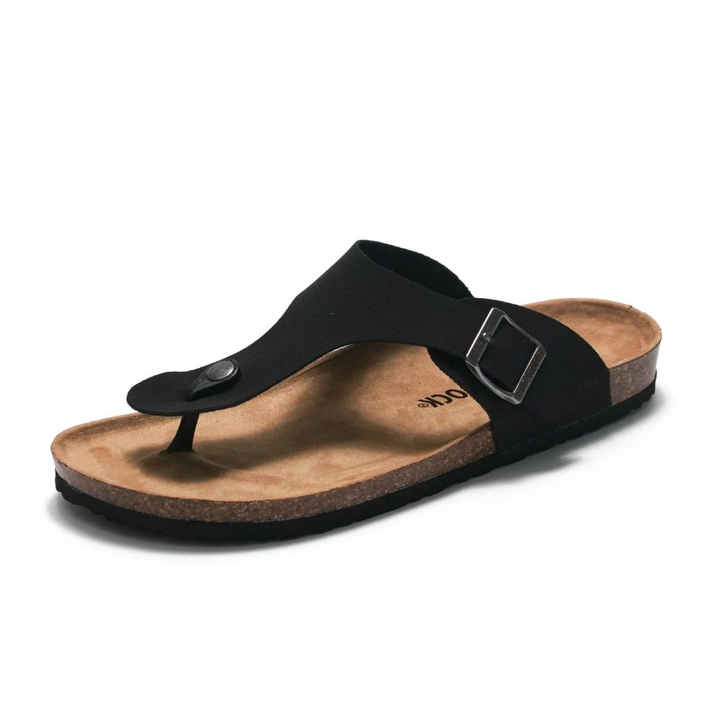 2026 Product Spring/Summer Men's Cork Slippers Women's Herringbone Slippers Student Beach Shoes Water Pine Cool Slippers