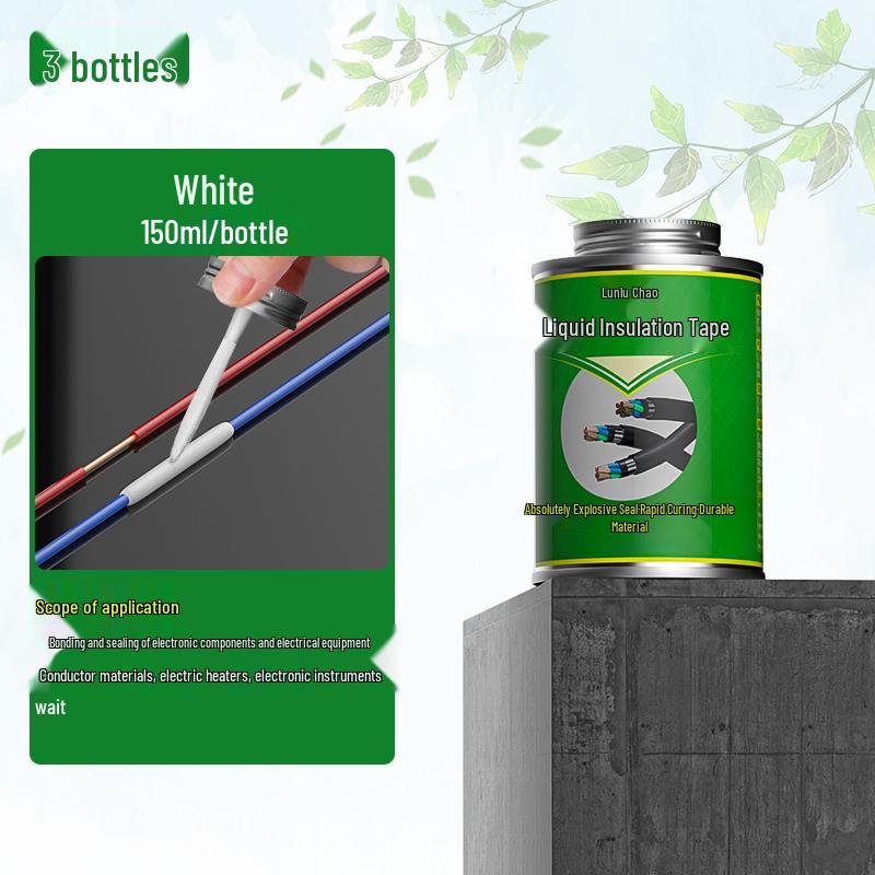 Electrician's Waterproof Liquid Insulating Cloth Tape - Black, Flame Retardant, Ideal for Wire Joints & Cables