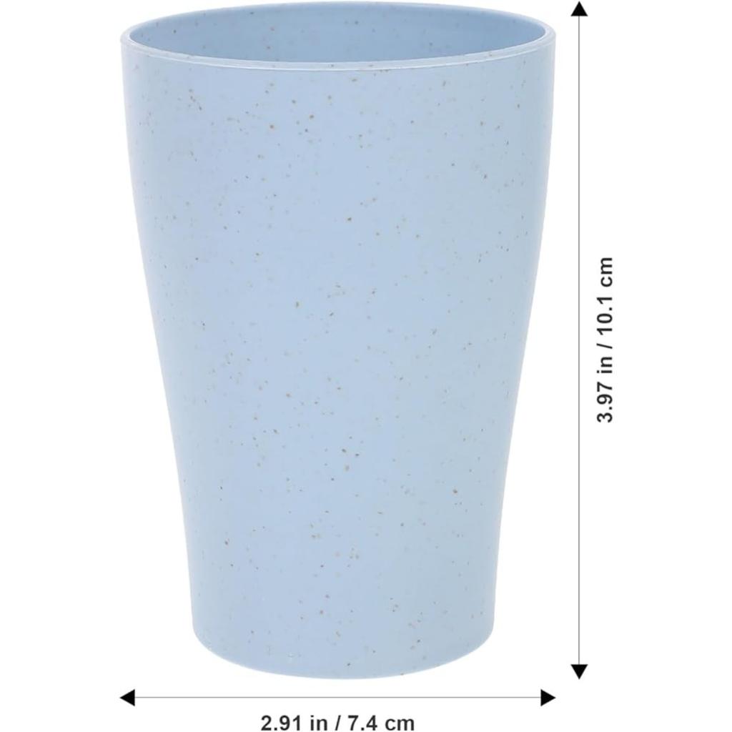 4 ks kelímků na pití, hrnek na vodu, venkovní kempingové kelímky, držáky na zubní kartáčky, nerozbitné kelímky vhodné do myčky nádobí do kuchyně, restaurace, cestování, večírky, akce