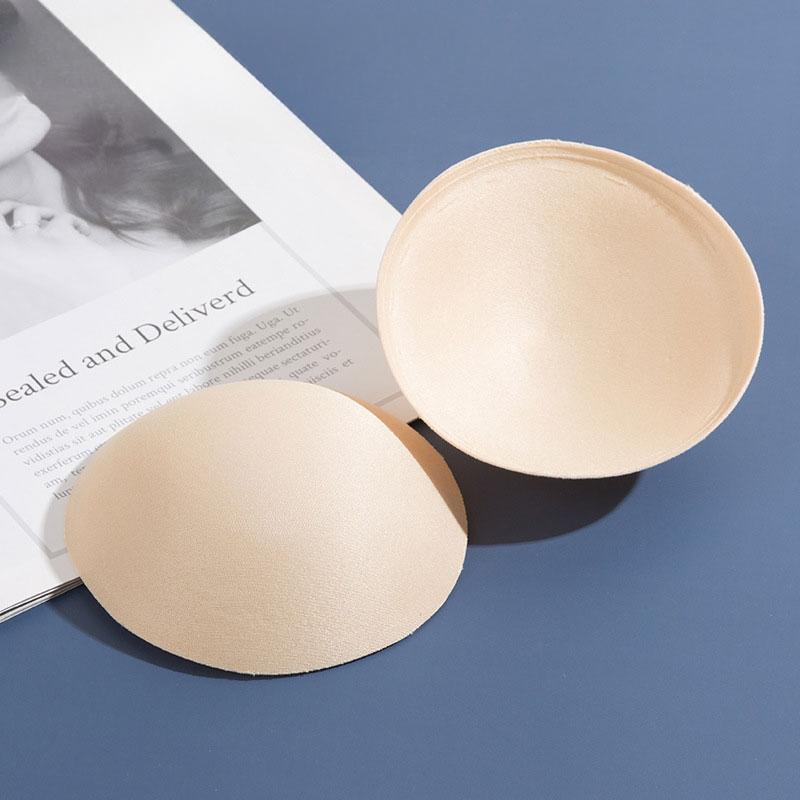 

1 пара для купальников, подкладка, съемный бюстгальтер, хлопковые чашки с эффектом пуш-ап, сексуальное женское бикини XL бежевый