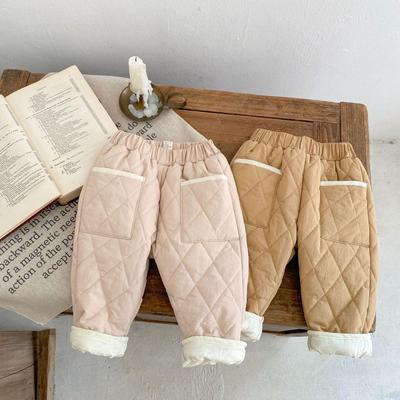 2024 Winter Kleinkind Diamantgesteppte Dicke Hose