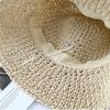 New Ethnic Style Seaside Vacation Big Brim Shell Straw Hat Women's Hat Hollow Sunshade Bucket Hat