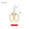 Zinc Alloy Mini Scissors: Stainless Steel, Pointed Embroidery & Thread Trimmer for Handcraft and Office Use