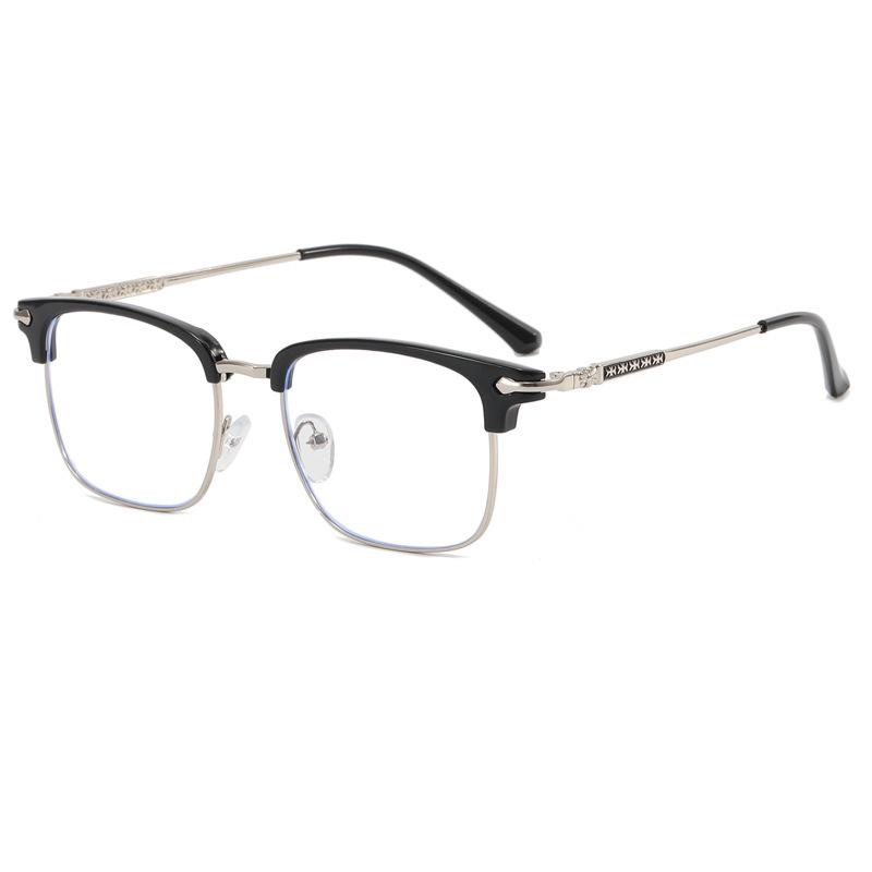 Japanese & Korean Retro Prescription Eyeglass Frames for Men & Women - Trendy Literary Style with Plain or Custom Lenses