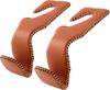 Headrest Hooks for Car, Back Seat Organizer Black Leather Hanger Holder Hook, for Hanging Purses and Bags and Coats, Pack of 2